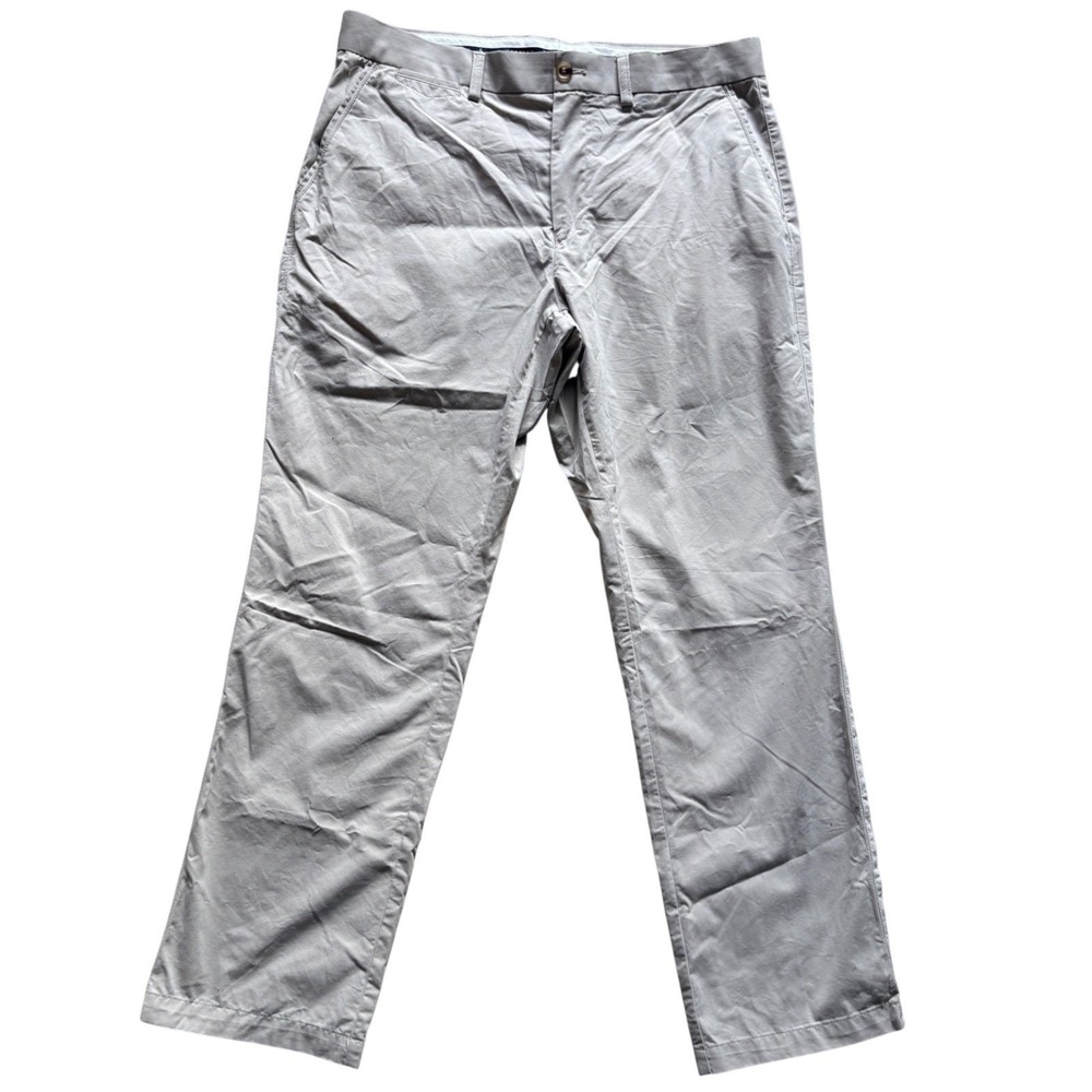 Tailorbyrd Collection Chino Pants Mens 34/30 Khaki Straight Leg Cotton Blend